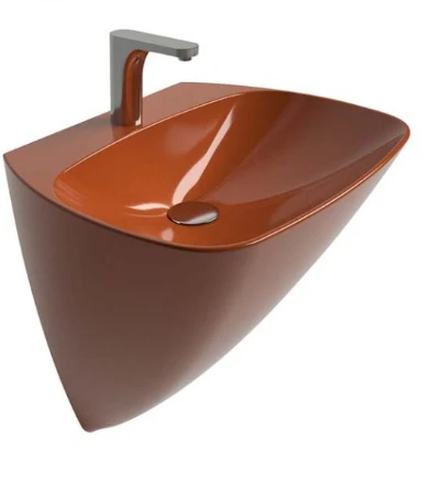 LOFT MONOBLOK LAVABO PARLAK TURUNCU ürün görseli 1