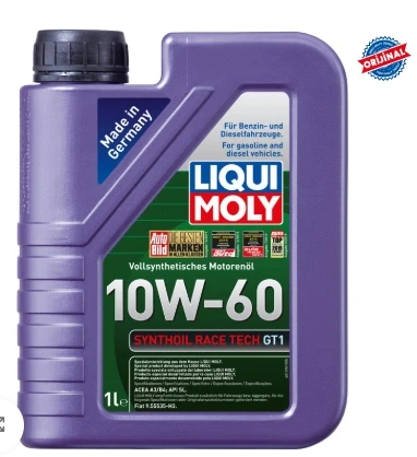 LIQIUMOLY SYNTHOIL RACE TECH GT1 10W60 1LT ürün görseli 1