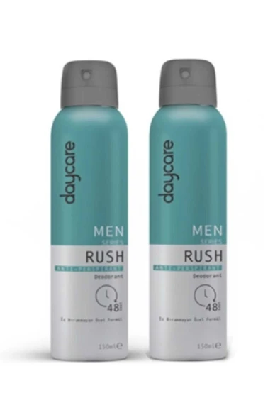 Daycare Men RUSH Deodorant 150 ml (ANTİ - PERSPIRANT) 2 adet ürün görseli 1