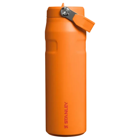 Stanley The IceFlow Flip Straw Pipetli Termos Bardak 0.70lt Goldenrod Coral ürün görseli 1