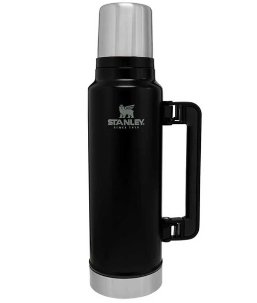 Stanley Classic Vacuum Bottle 1,4Lt Termos Black Matte - Resim 3