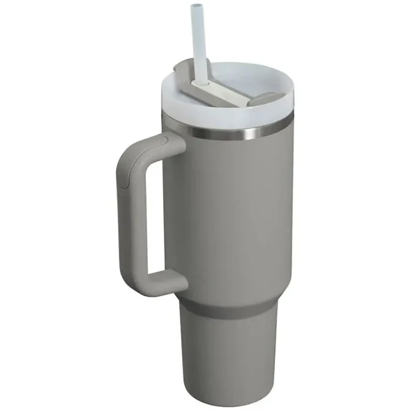 Stanley Quencher Pipetli Termos Bardak 1.18Lt Ash - Resim 2