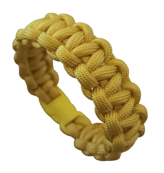 By Paracord Bileklik Kadın Sarı 2 ürün görseli 1