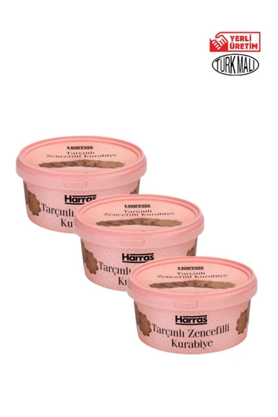 Harras Tarçın&Zencefil Kurabiye 300gr x 3 Adet ürün görseli 1