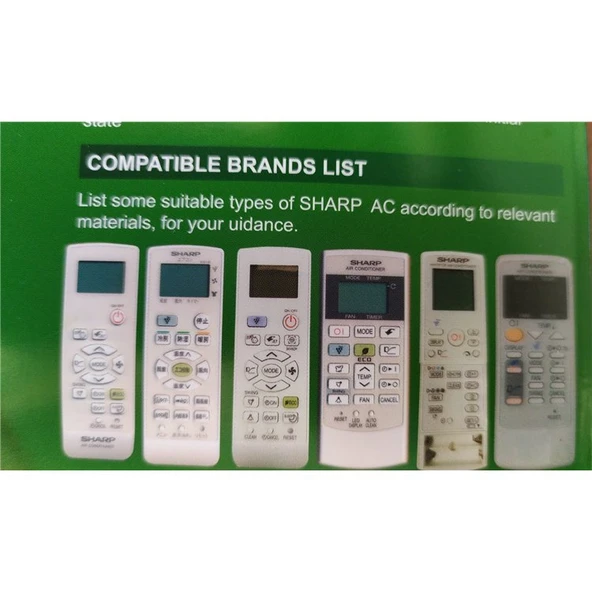 Huayu K-Sh1336 Üniversal Sharp Klima Kumandası 29357 - Resim 2
