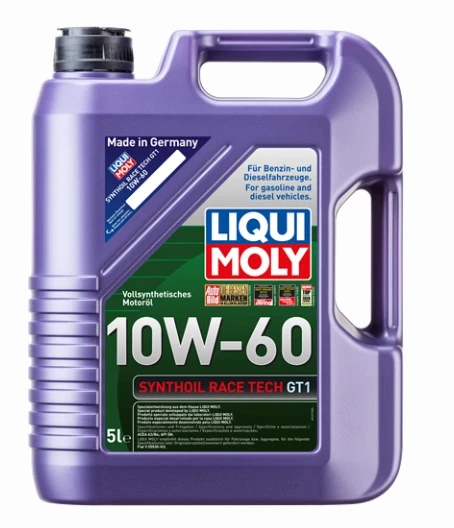 LIQIUMOLY 10W60 SYNTHOIL RACE TECH GT1 5LT ürün görseli 1