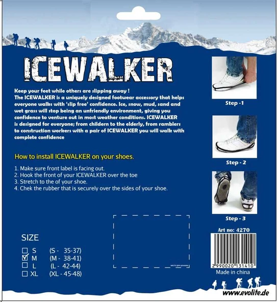 Evolite Ice Walker Bot Tabanı için Kar Zinciri - Resim 3