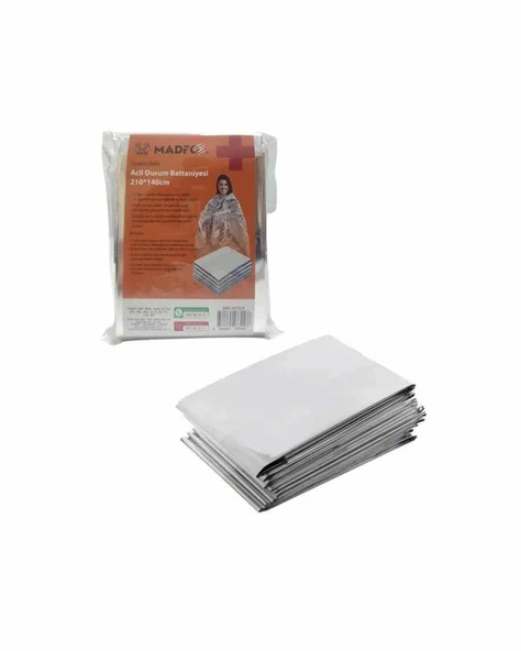 Madfox Emergency Blanket Acil Durum Battaniyesi 210x140 cm ürün görseli 1