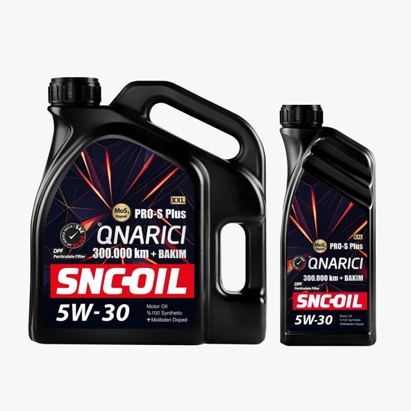 SNC-OİL 5W-30 300.000 KM + BAKIM 4 LT + 5W-30 300.000 KM + BAKIM 1 LT ürün görseli 1