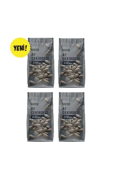 Harras Siyah Ay Çekirdeği Tuzsuz Kavrulmuş Kilitli Paket 180 gr 4 Adet (Toplam 720 gr) ürün görseli 1