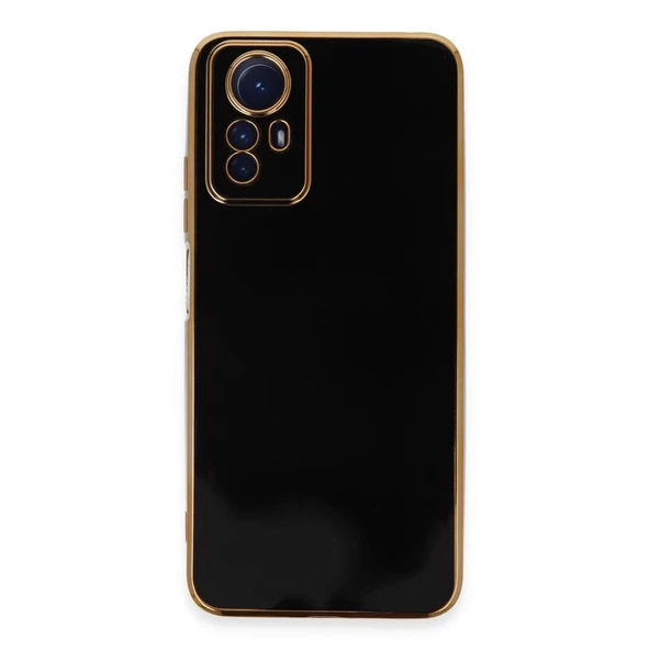 Xiaomi Redmi Note 12s Kılıf Volet Silikon - Siyah ürün görseli 1