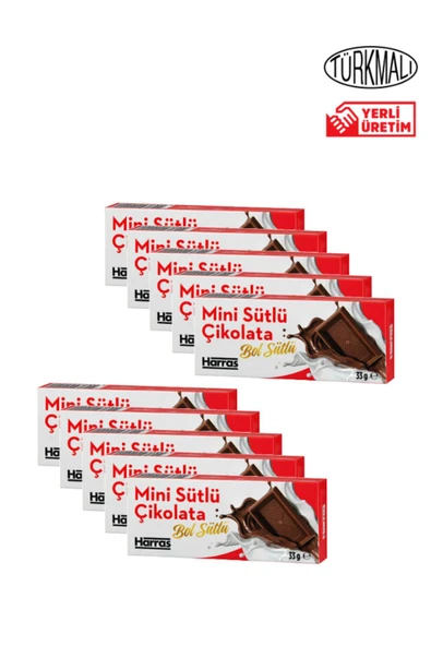 Harras Mini Sütlü Çikolata 33gr x 10 Paket ürün görseli 1