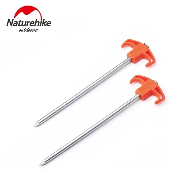 Naturehike Karabinalı Çadır Kazığı Turuncu ürün görseli 1