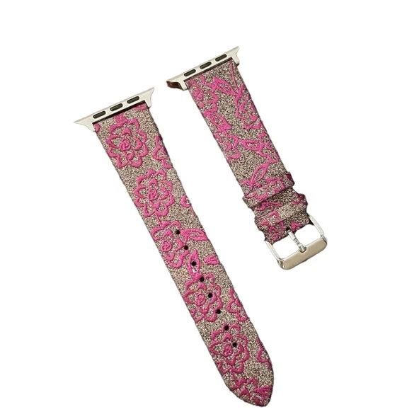 Watch 38mm Creeper Desenli Kordon - Pembe ürün görseli 1