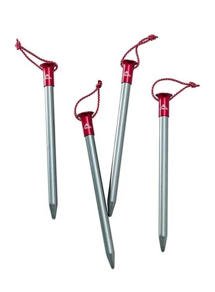 Msr Core Stake 9inch Kit 4'lü Çadır Kazığı Kırmızı ürün görseli 1