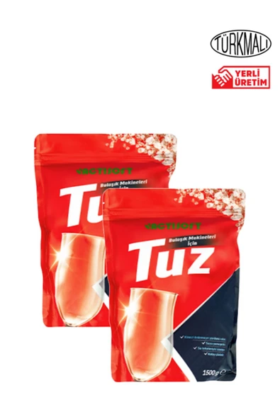 actisoft Bulaşık Makinası Tuzu 1500 gr x 2 Paket ürün görseli 1