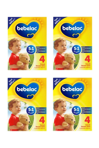 Bebelac Devam Sütü 4 400 G x 4 Adet ürün görseli 1