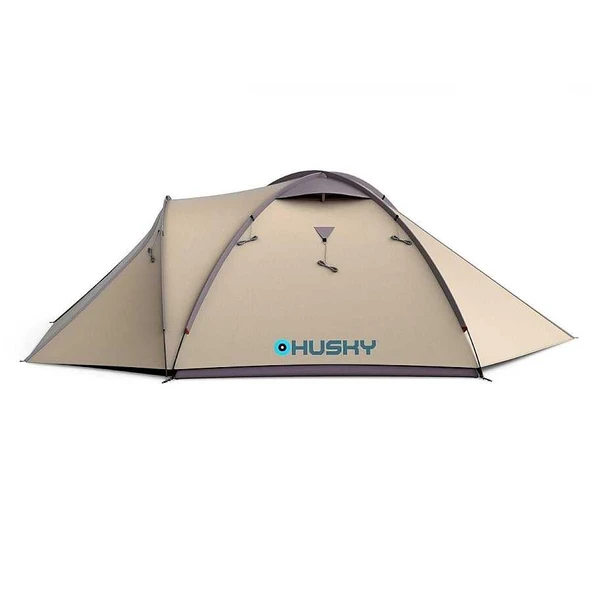 Husky Bizon Plus 3 Kişilik Çadır Açıkkahve - Resim 4