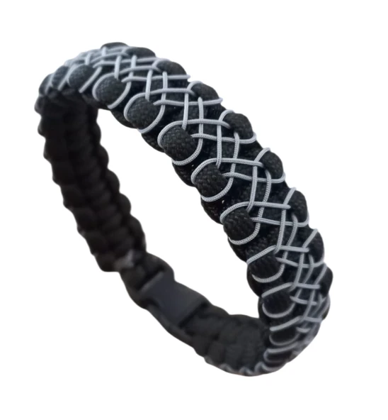 By Paracord Bileklik Erkek Siyah 1 ürün görseli 1