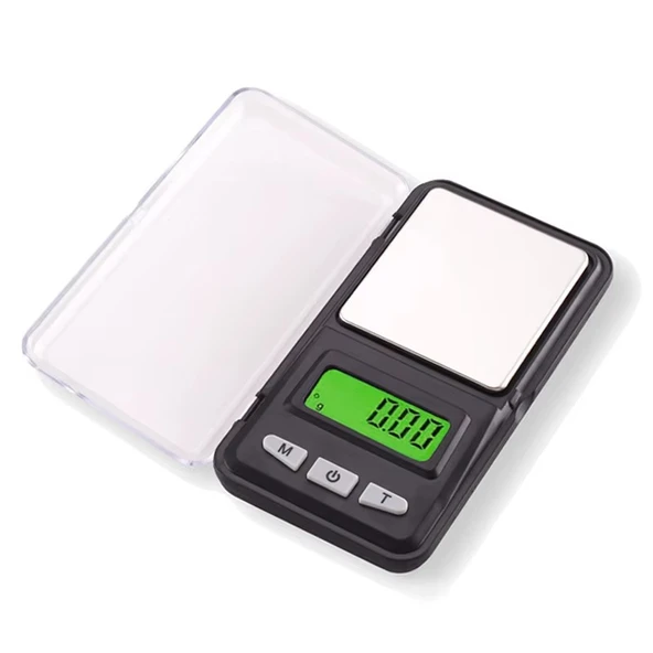 Dijital Hassas Cep Terazisi (LCD Ekranlı, 200gr Kapasiteli, 0.01 gr Hassasiyet) ürün görseli 1