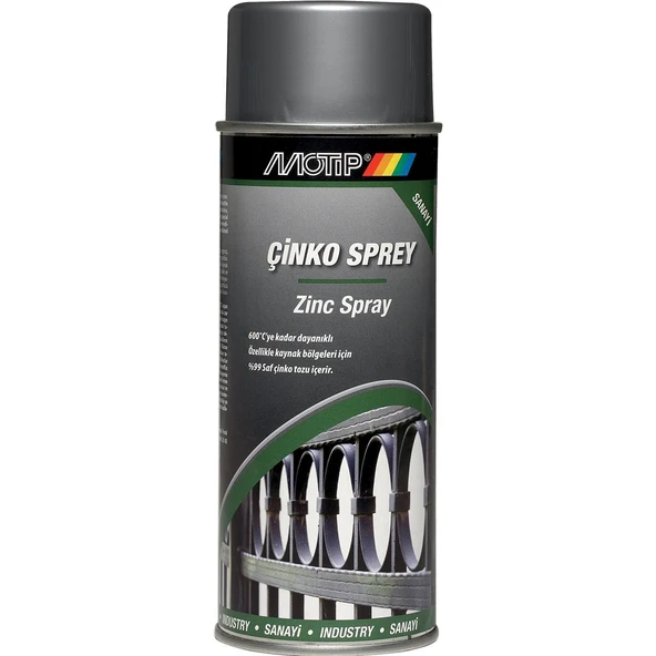 Motip Isıya Dayanıklı Çinko Spreyi 400 ml. ürün görseli 1