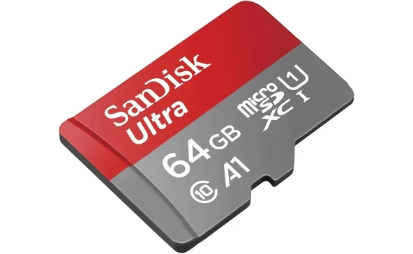 SanDisk Ultra UHS I 64GB 140/MB/s MicroSD Card SDSQUAB-064G-GN6MN ürün görseli 1