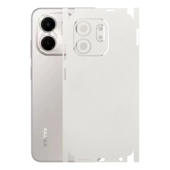 Infinix Smart 9 ile Uyumlu Bumper Serisi Premium Kaplama 360  Beyaz ürün görseli 1