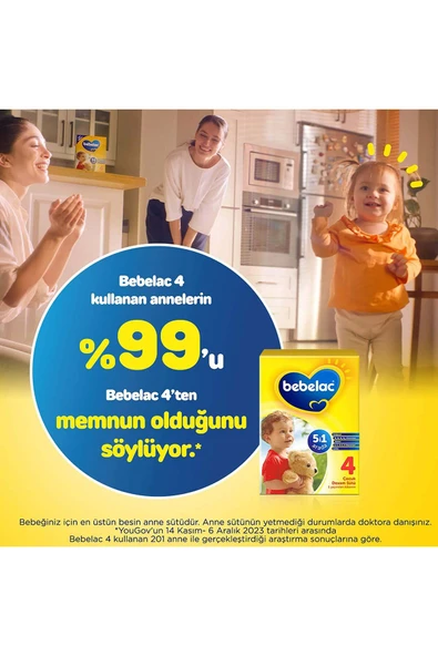 Bebelac 4 Çocuk Devam Sütü 400 g x 2 Adet - Resim 2