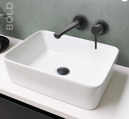 BOLD ANKASTRE LAVABO BATARYASI SİYAH - Resim 3