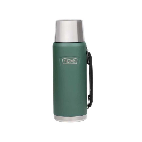 Thermos Icon Çelik Termos Kulplu 1,2lt Yeşil 24 Saat ürün görseli 1