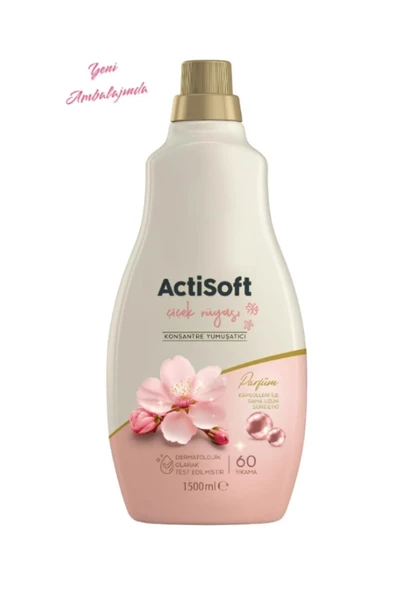 actisoft Çiçek Rüyası Konsantre Yumuşatıcı Parfüm Kapsüllü 1500 Ml. ürün görseli 1