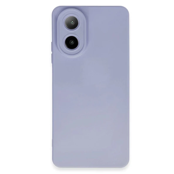 Oppo A38 Kılıf Nano İçi Kadife Silikon - Lila ürün görseli 1