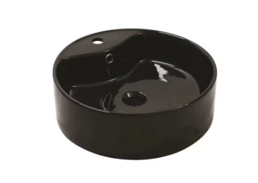 Newarc 5017B Batarya Delikli Siyah Lavabo ürün görseli 1