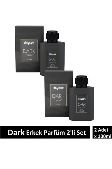 Daycare Dark erkek edp parfüm 2 adet X 100 ml ürün görseli 1