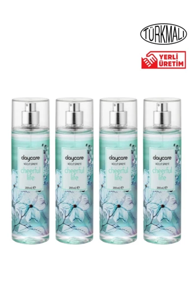 Daycare Vücut Spreyi 200 Ml X 4 LÜ CHEERFUL LİFE ürün görseli 1