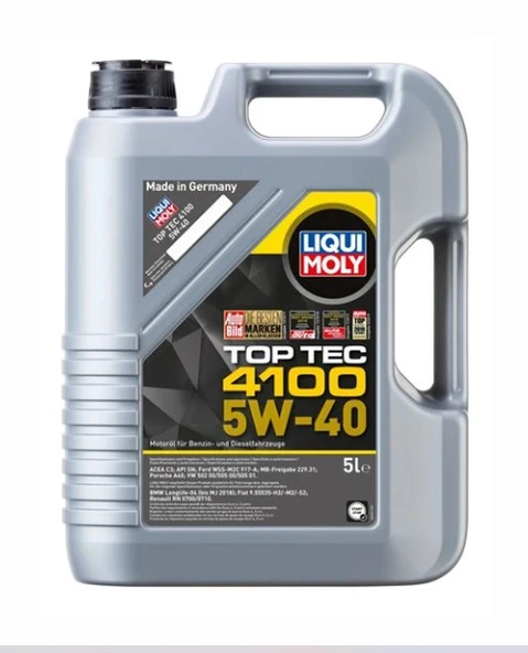 LIQIUMOLY 5W30 TOPTEC 4100 5LT ürün görseli 1