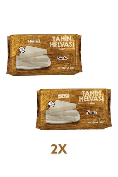 Harras Sade Blok Tahin Helvası 2 x 500 gr ürün görseli 1