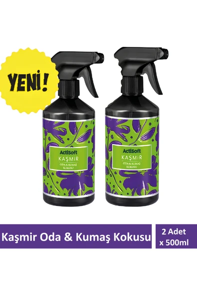 actisoft Oda Ve Kumaş Kokusu Kaşmir 2 adet x 500 ml ürün görseli 1