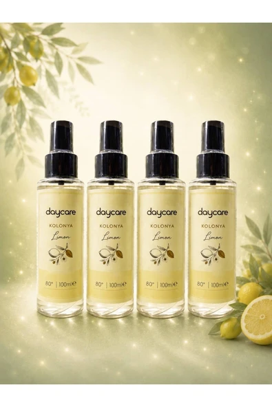 Daycare Limon Kolonyası 100 ml x 4 – Dörtlü Avantaj Paketi ürün görseli 1