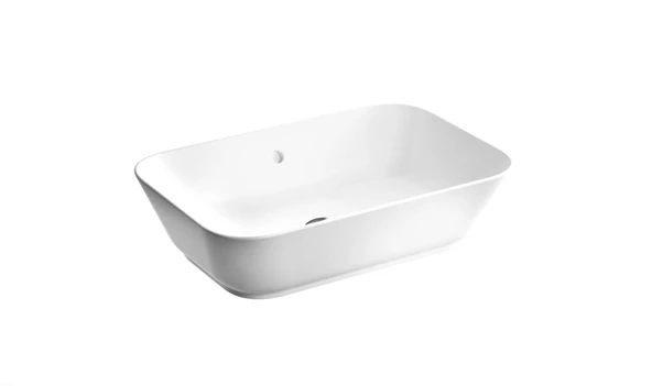 Geo Çanak Lavabo Dikdörtgen, 60x39 cm Armatür Delikli ürün görseli 1