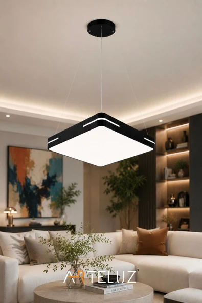 ARTELUZ KARE MODEL MODERN SARKIT AVİZE (50X50 CM) - Resim 4