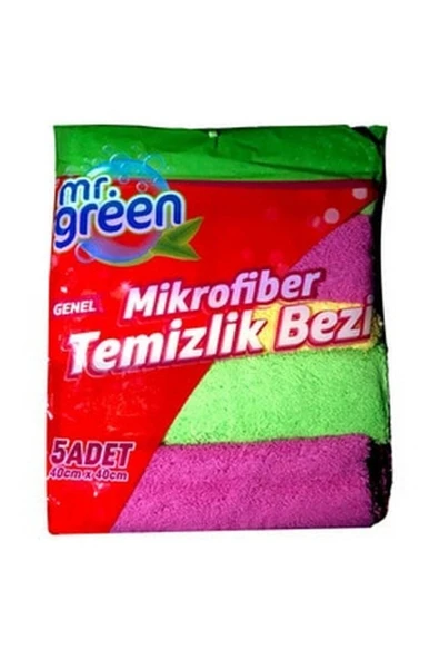 Mr Green Temizlik Bezi Mr.green Mikrofiber Temizlik Bezi ( 5 Adet) ürün görseli 1