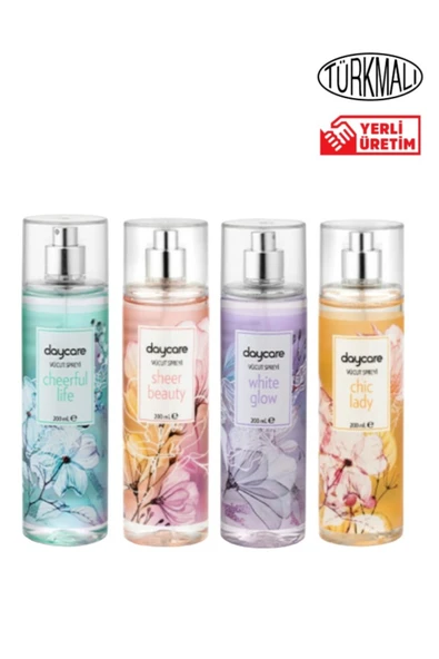 Daycare VÜCUT SPREYİ DAYCARE 200 ML X 4 LÜ KARMA ürün görseli 1