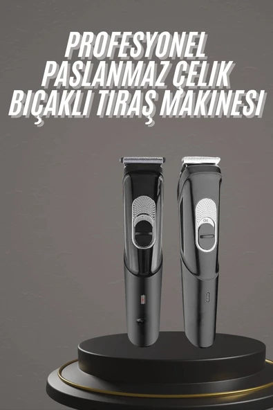 Nevamel® Pro Şarjlı Saç Sakal Tıraş Makinesi Ense Kesme Makinesi Lazer Öncesi Kısaltma ürün görseli 1