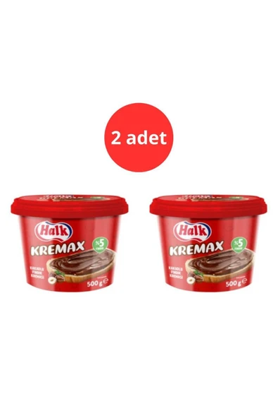 Halk Kremax Kakaolu Fındık Kreması 2 x 500 Gr ürün görseli 1