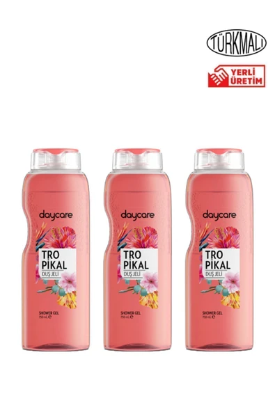 Daycare DaycareTropikal Duş Jeli 750 ml x 3 Adet ürün görseli 1