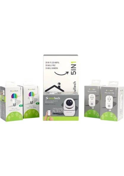 Soultech Akıllı Ev Ürünler Paketi 5 in 1 ürün görseli 1