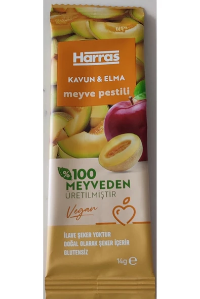 Harras Vegan kavunlu meyve pestili x10 ürün görseli 1