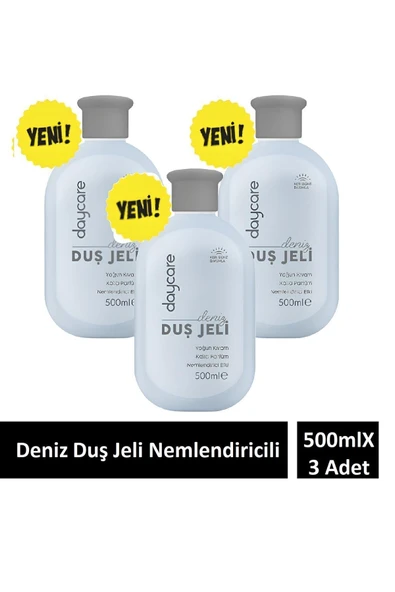 Daycare Nemlendirici etkili yoğun kıvamlı duş jeli deniz 500 ml X 3 Adet ürün görseli 1