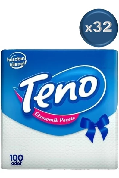 Teno Peçete 100 Lü Pk 32 Li Set (1 Koli) ürün görseli 1